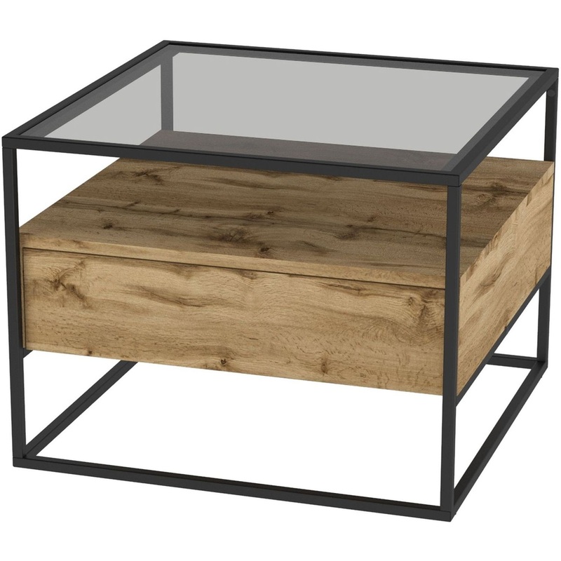 Изображение товара Журнальный столик Эйден чёрный 600х600х458 мм