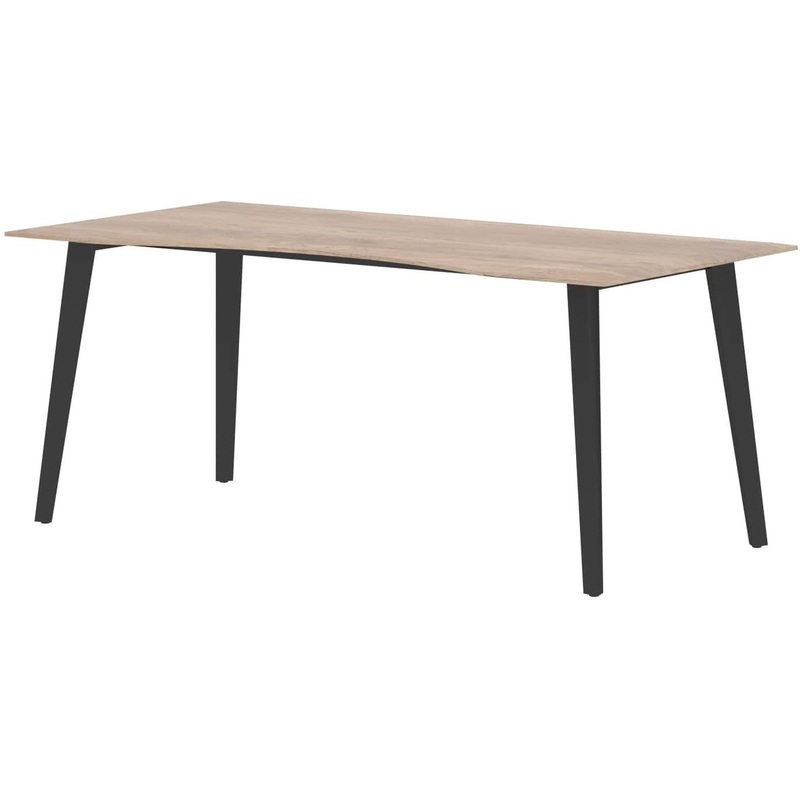 Изображение товара Эргономичный офисный стол руководителя JAY дуб к canyon антрацит 1800х900х750 мм