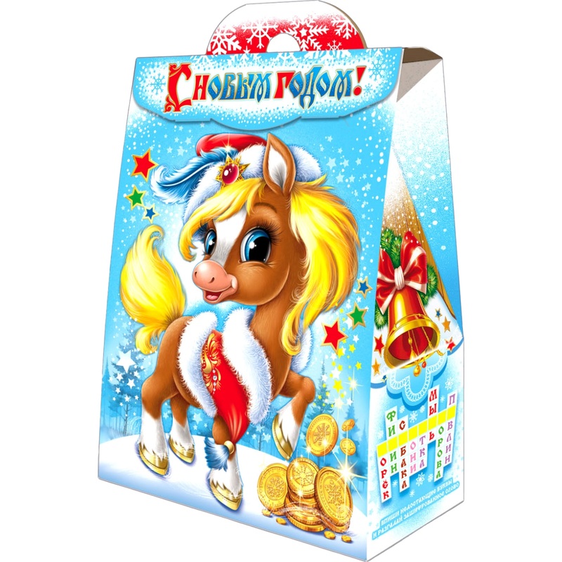 Изображение товара Новогодний сладкий подарок Азбука Праздника Русский конёк 700 г