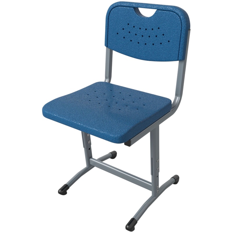 Изображение товара Учебный регулируемый стул Универсал синий и серый, рост 4-7 лет