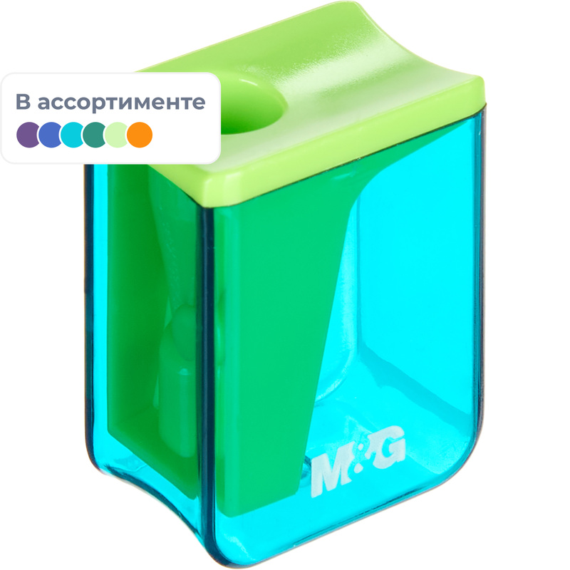 Изображение товара Точилка для карандашей M&G с контейнером пластиковая