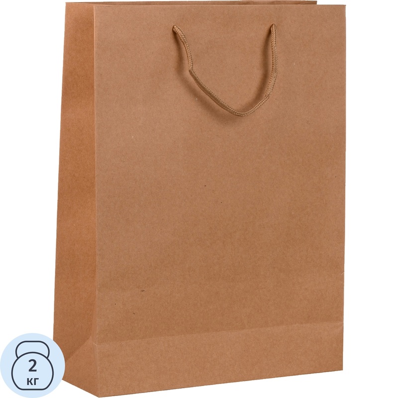 Изображение товара Пакет подарочный McBasir Крафт размер 42x31x10 см