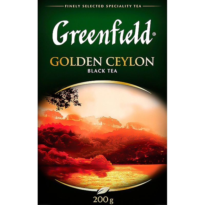 Изображение товара Чай листовой черный Greenfield Golden Ceylon 200 г - насыщенный и ароматный