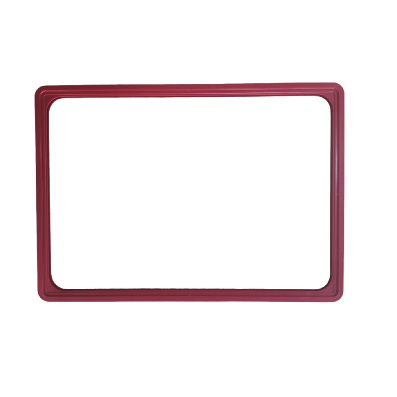 Изображение товара Пластиковая рамка А4 красная 10 штук для торговых залов и офисов