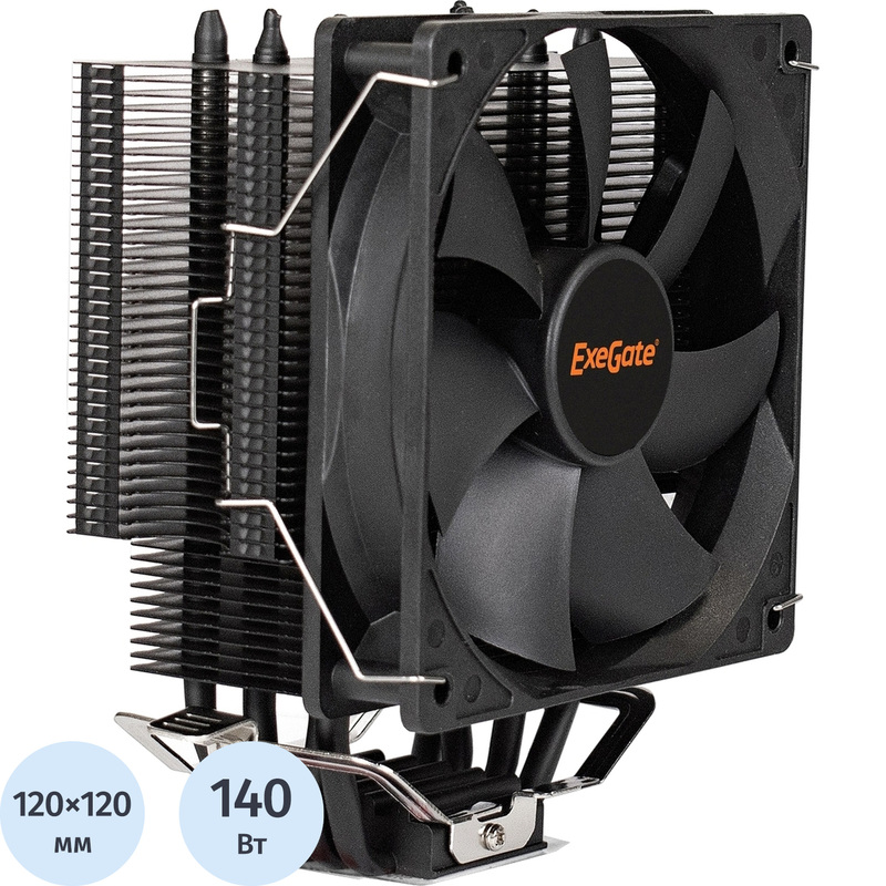 Изображение товара Кулер для процессора ExeGate Dark Magic EXX400-PWM 120 мм 140W