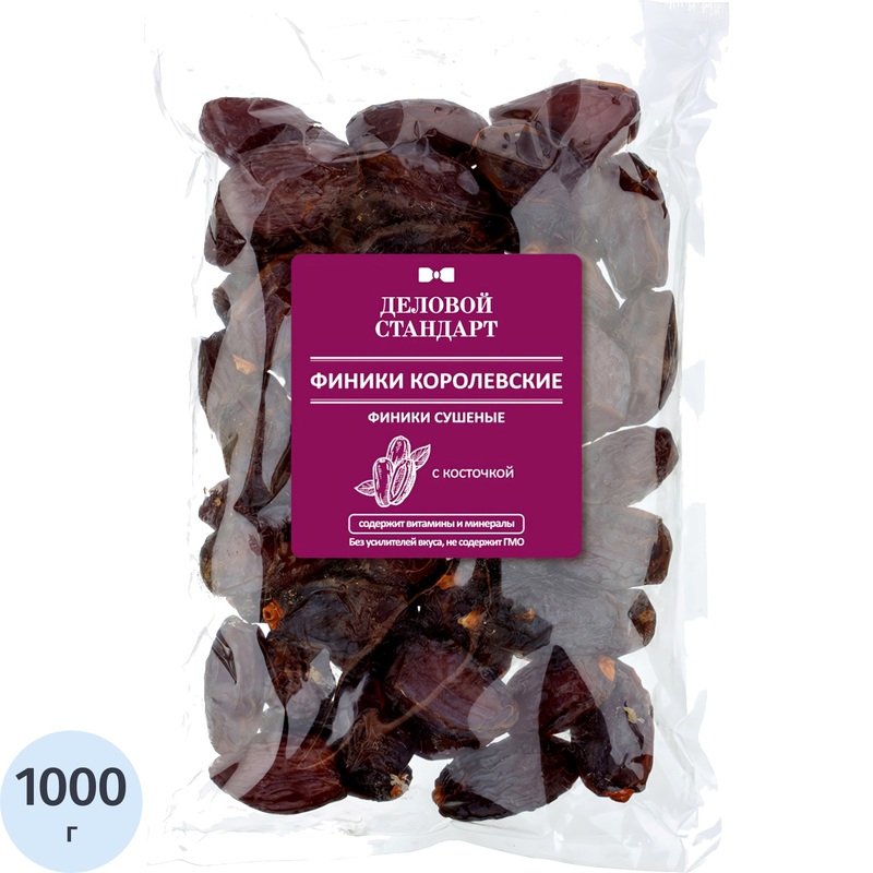 Изображение товара Королевские финики Деловой Стандарт 1 кг натуральные сушеные крупный сорт