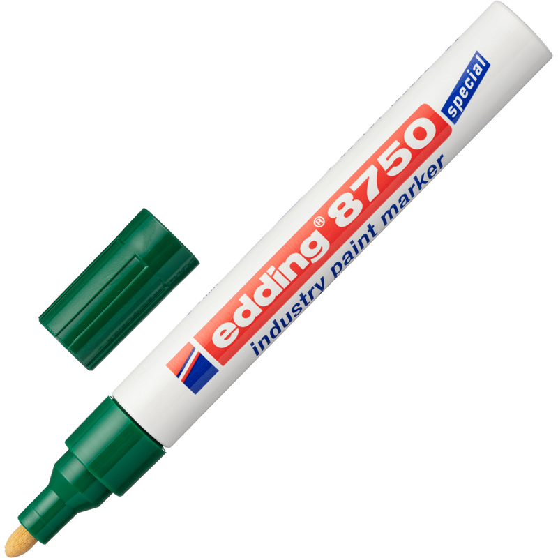 Изображение товара Маркер лаковый Edding E-8750/4 зелёный 2-4 мм для промышленного использования