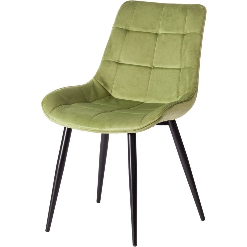 Изображение товара Стул обеденный TetChair Abruzzo 19599 зелёный (вельвет, металл)