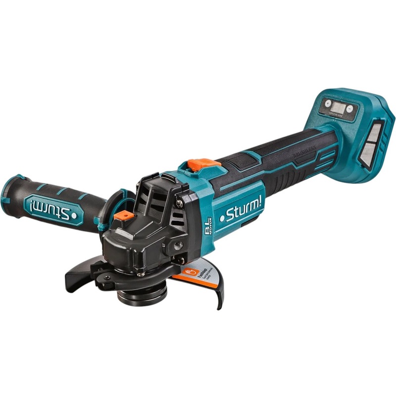 Изображение товара Шлифмашина угловая аккумуляторная Sturm CAG18125E без АКБ и ЗУ