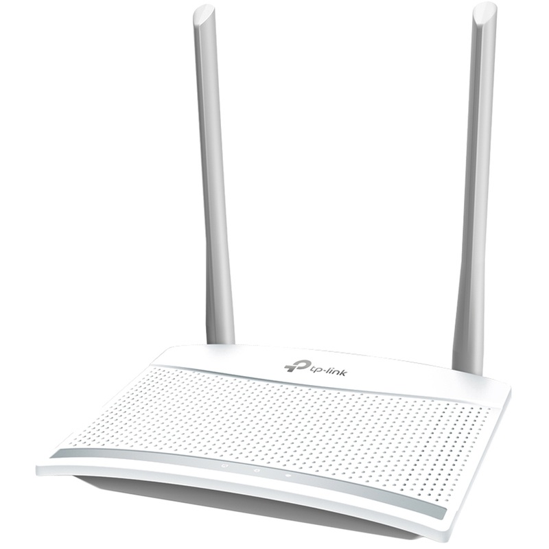Изображение товара Маршрутизатор TP-Link TL-WR820N Wi-Fi 4 300 Мбит 2 антены белый серый