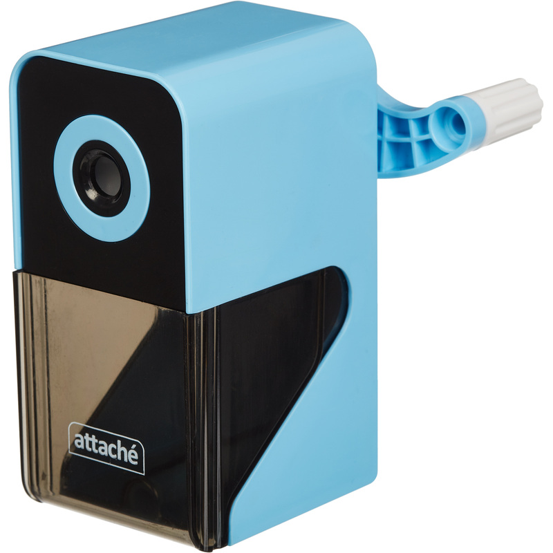 Изображение товара Точилка механическая для карандашей Attache Bright Colours голубой корпус