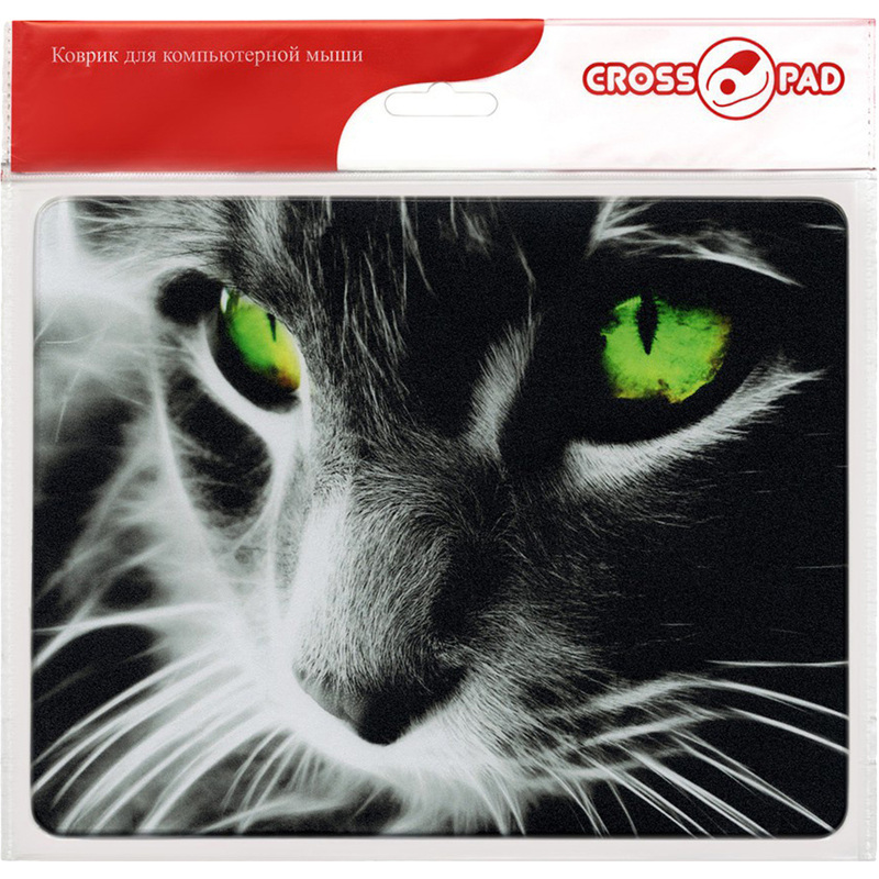 Изображение товара Коврик для мыши Cross Pad Кошка CPA001 черный