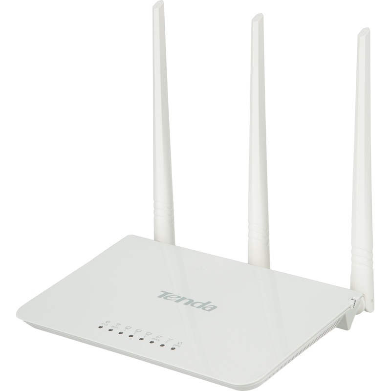 Изображение товара Маршрутизатор Tenda F3 Wi-Fi 4 300 Мбит/с 3 антенны белый