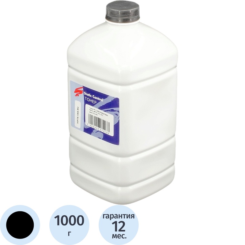 Изображение товара Тонер для HP MPT8 1 кг — черный профессиональный расходник