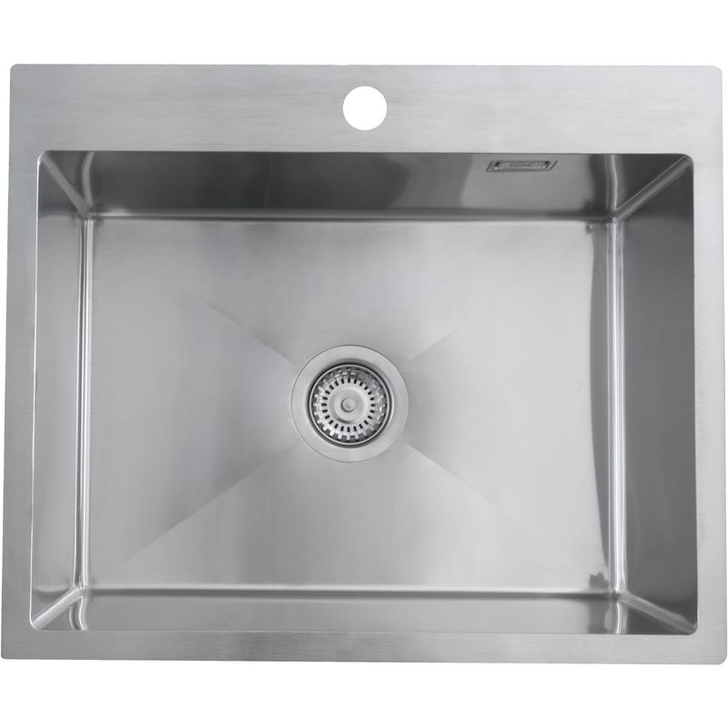 Изображение товара Мойка врезная из нержавеющей стали Ukinox PRB600.500 -GT10C 0CW 600х500 мм с переливом