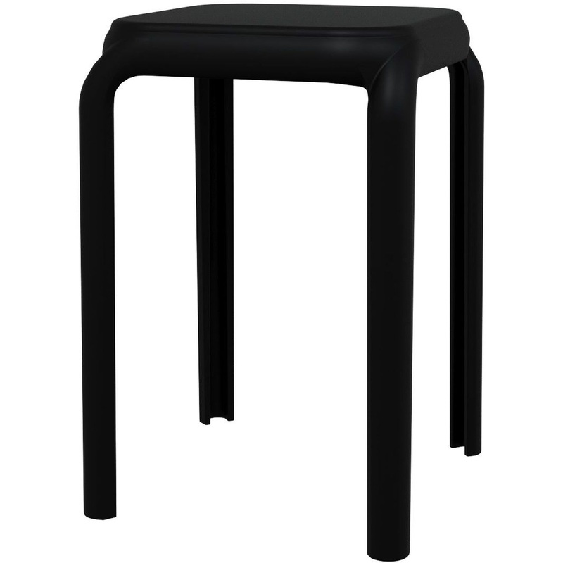 Изображение товара Табурет чёрный (полипропилен)