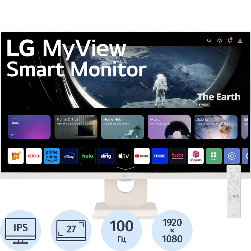 Изображение товара Монитор 27" LG 27U511SA-W белый Изображение товара Монитор 27" LG 27U511SA-W белый