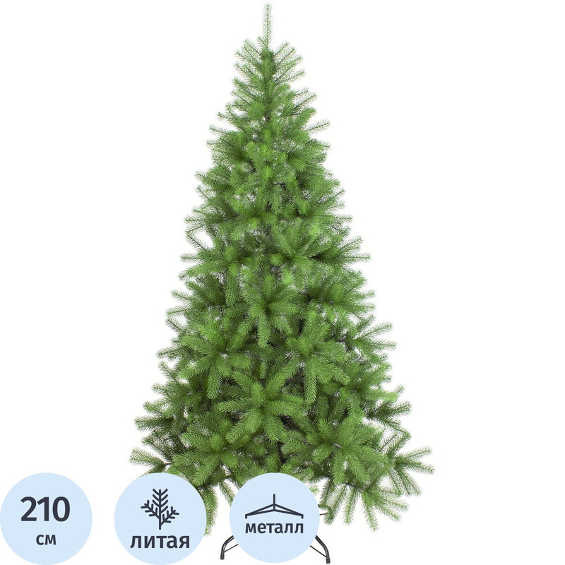 Изображение товара Искусственная новогодняя елка Beatrees Вегас 2.1 м напольная с литой хвоей