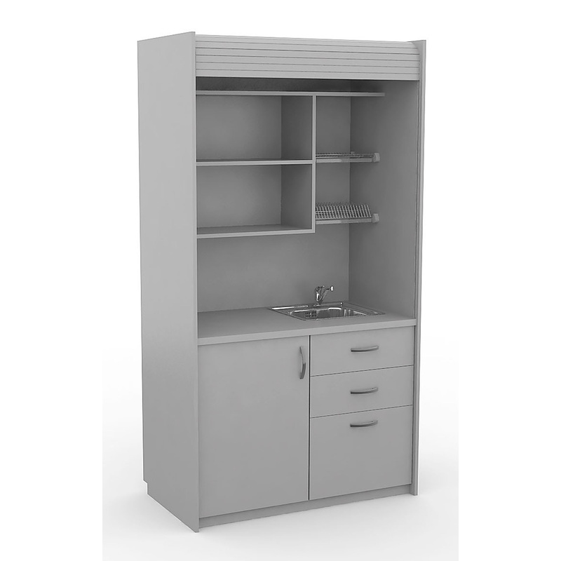 Изображение товара Мини-кухня Ринг КМ 971 СЛВР (серый)