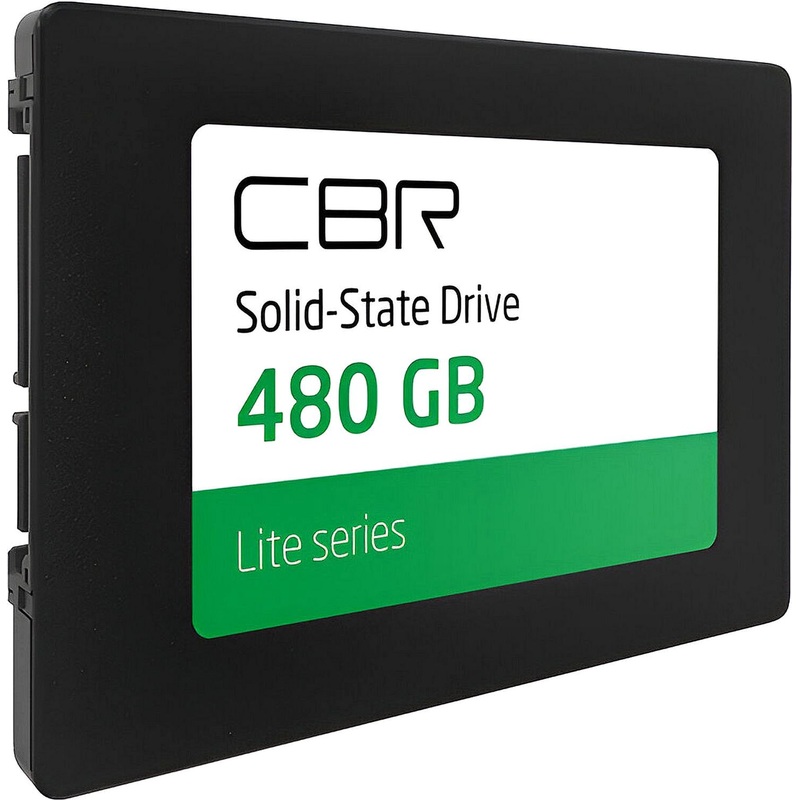 Изображение товара SSD накопитель CBR Lite 480 ГБ 2.5 SATA TLC NAND высокоскоростной надежный