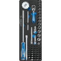 Набор головок King Tony 1/4" 55 предметов (9-2553MRV01)