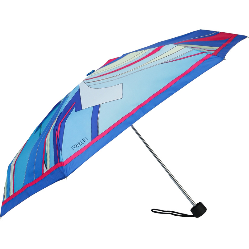 Изображение товара Женский зонт Fabretti механический синий UFZ0015-8