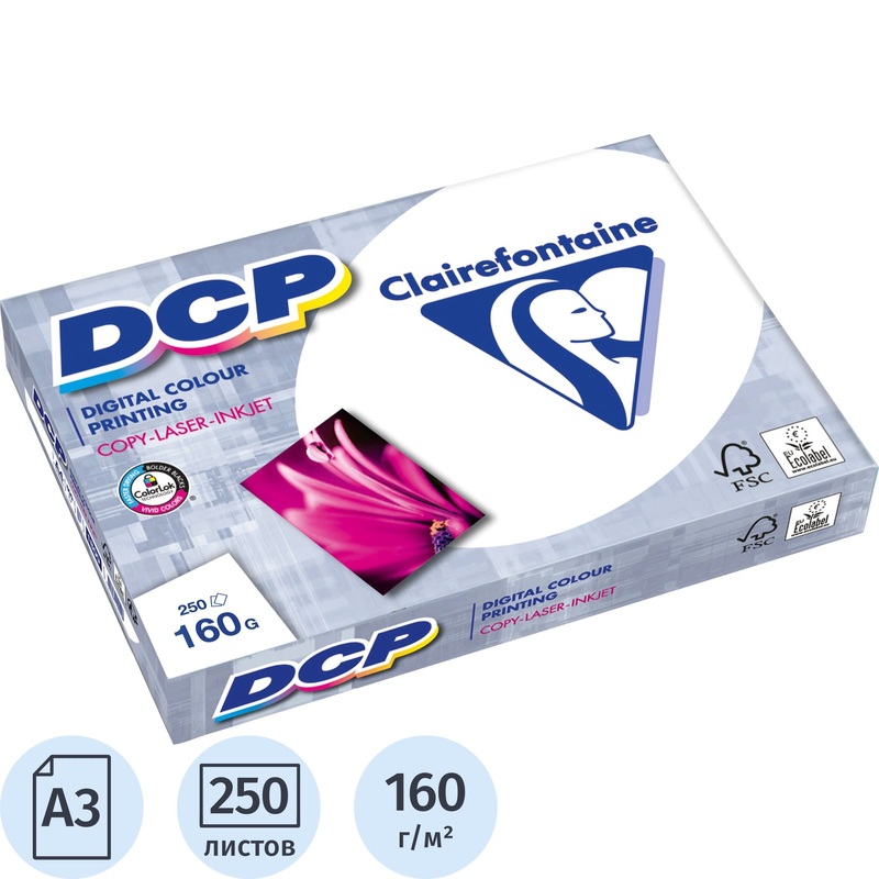 Изображение товара Уценка. Бумага для цветной лазерной печати DCP (А3, 160 г/кв.м, 250 листов, артикул производителя 1843C) Изображение товара Уценка. Бумага для цветной лазерной печати DCP (А3, 160 г/кв.м, 250 листов, артикул производителя 1843C)