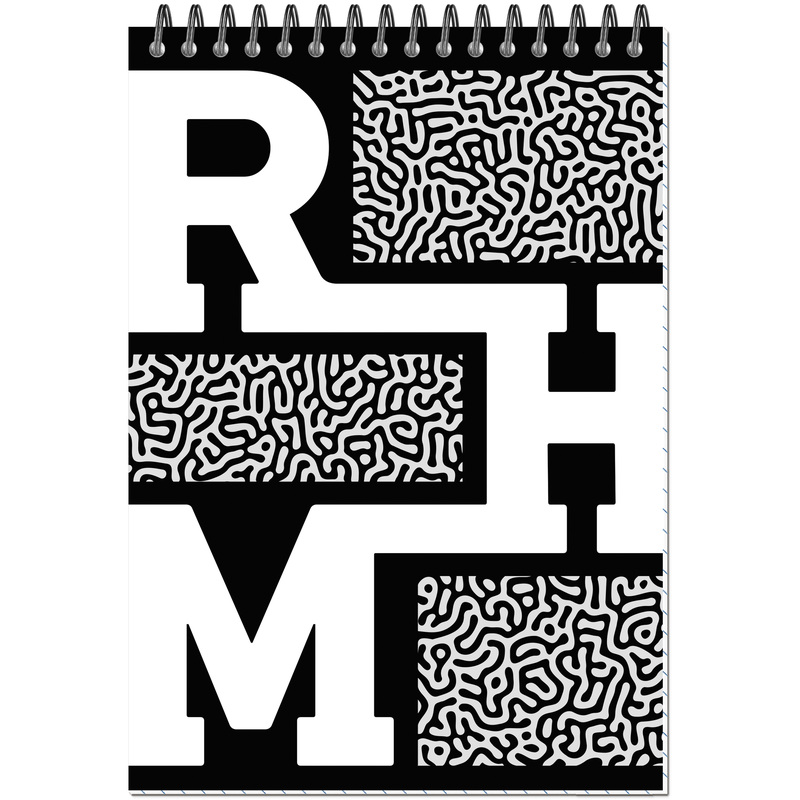 Изображение товара Блокнот Attache Concept А5 50 листов черный в клетку спиральный