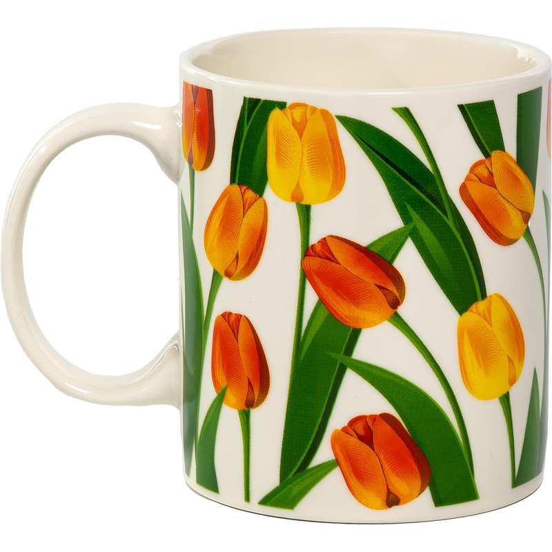 Изображение товара Кружка Olaff Тюльпаны 350 мл фарфор подарочная посуда
