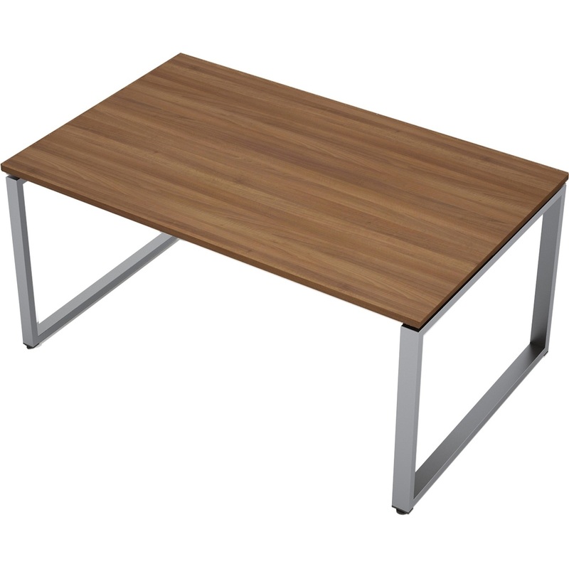 Изображение товара Стол для переговоров Avance 6МП-О.603 (шамони темный/алюминий матовый, 1400х1000х750 мм)