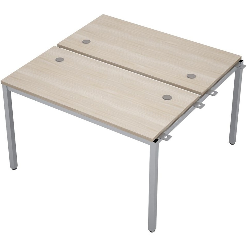 Изображение товара Элемент Avance 6МБН.268 для офисной мебели, шамони светлый алюминий матовый, 1200х1235х750 мм