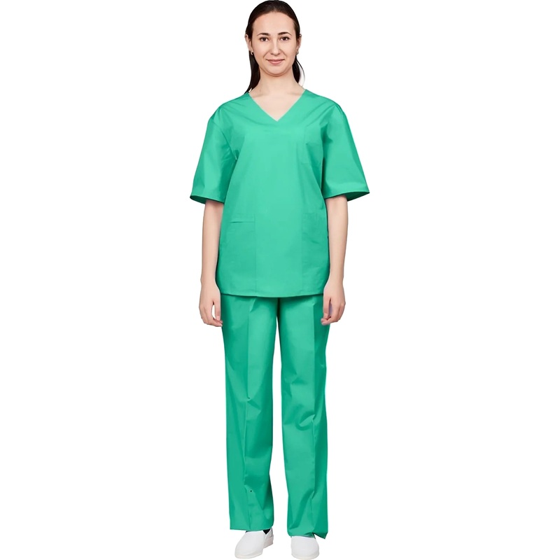 Изображение товара Костюм медицинский женский м15-КБР мятный размер 52-54 рост 158-164
