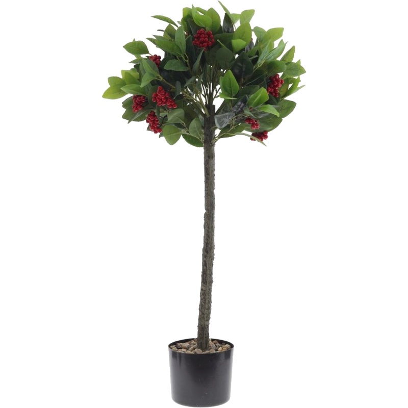 Изображение товара Дерево искусственное в горшке Ягодное 92 см
