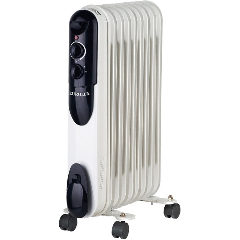 Изображение товара Масляный радиатор Eurolux ОМПТ-EU-9Н 2000 Вт для помещений до 25 м2