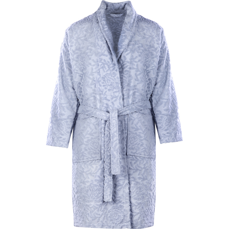 Изображение товара Махровый халат Комус Roesia 50-52 серый для дома и бани
