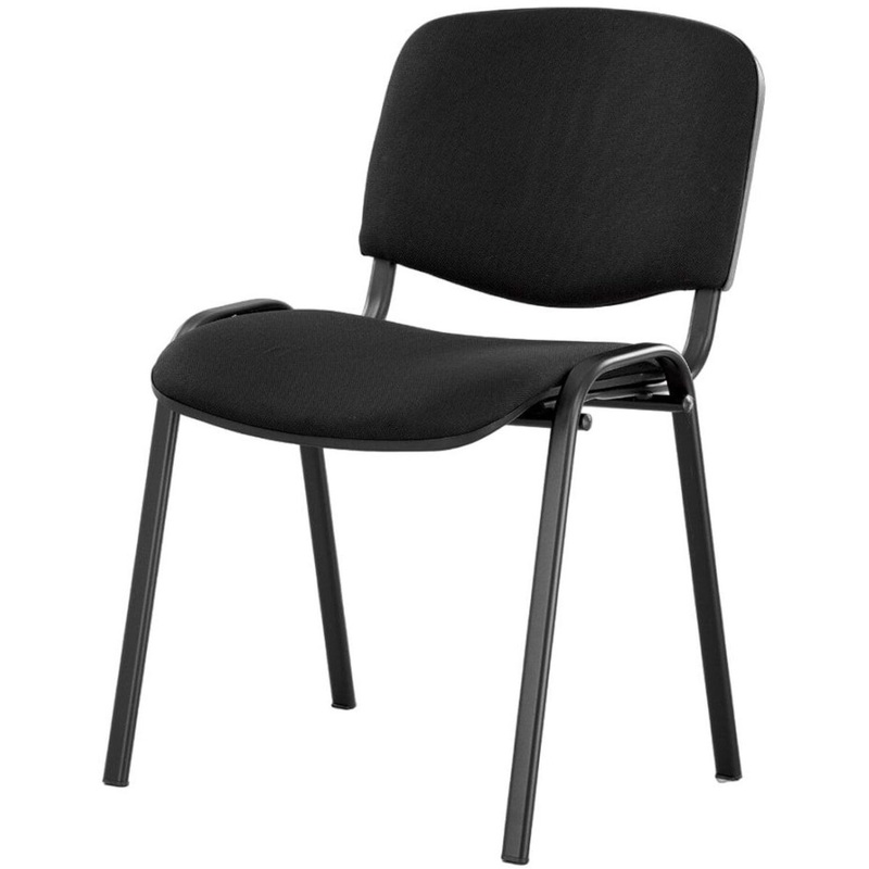 Изображение товара Офисный стул Easy Chair из ткани и металла черный для работы и дома