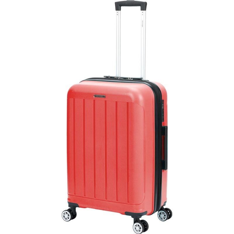 Изображение товара Чемодан Torber В отпуск размер M из полипропилена розовый 62 л