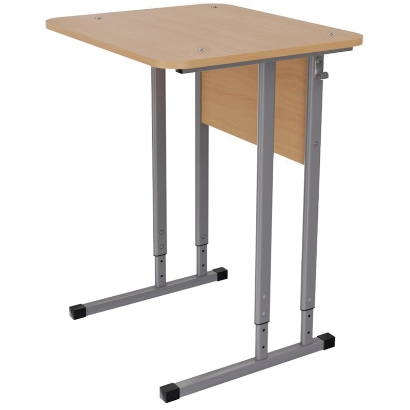 Изображение товара Ученический стол одноместный с закругленными углами для детей