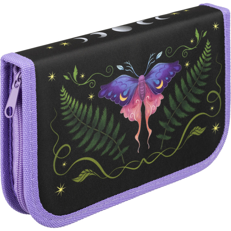 Изображение товара Пенал односекционный Комус Класс Сказочный лес тканевый из полиэстера