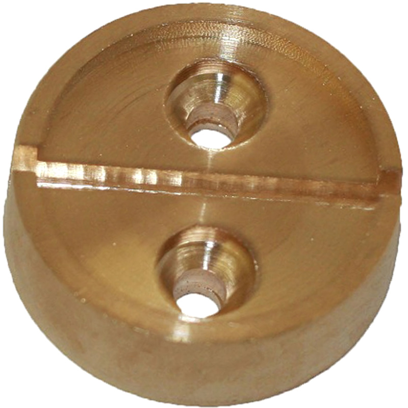 Изображение товара Опечатывающее устройство плашка на 1 печать, диаметр 29 мм латунь (2шт/уп)