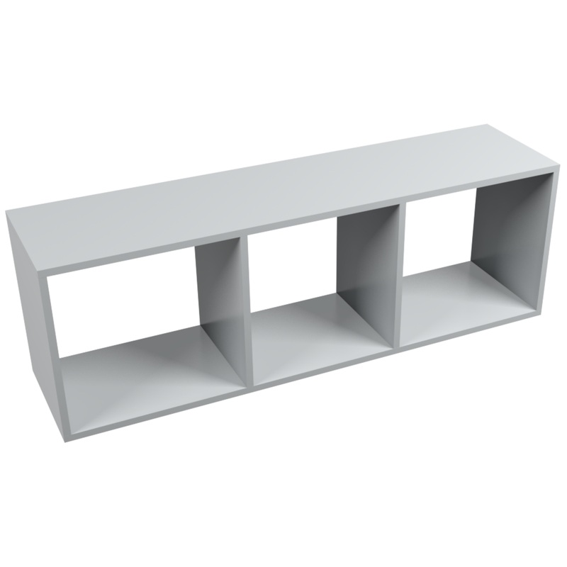 Изображение товара Полка навесная Точка Роста (серый, 1200х300х400 мм)