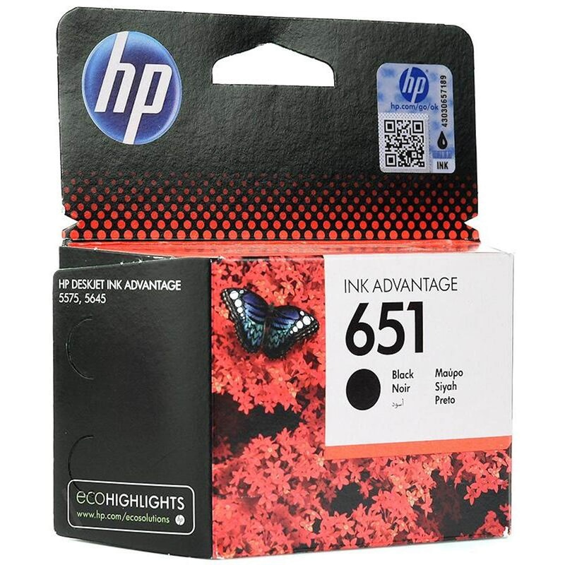 Изображение товара Картридж струйный HP 651 C2P10AE черный оригинальный