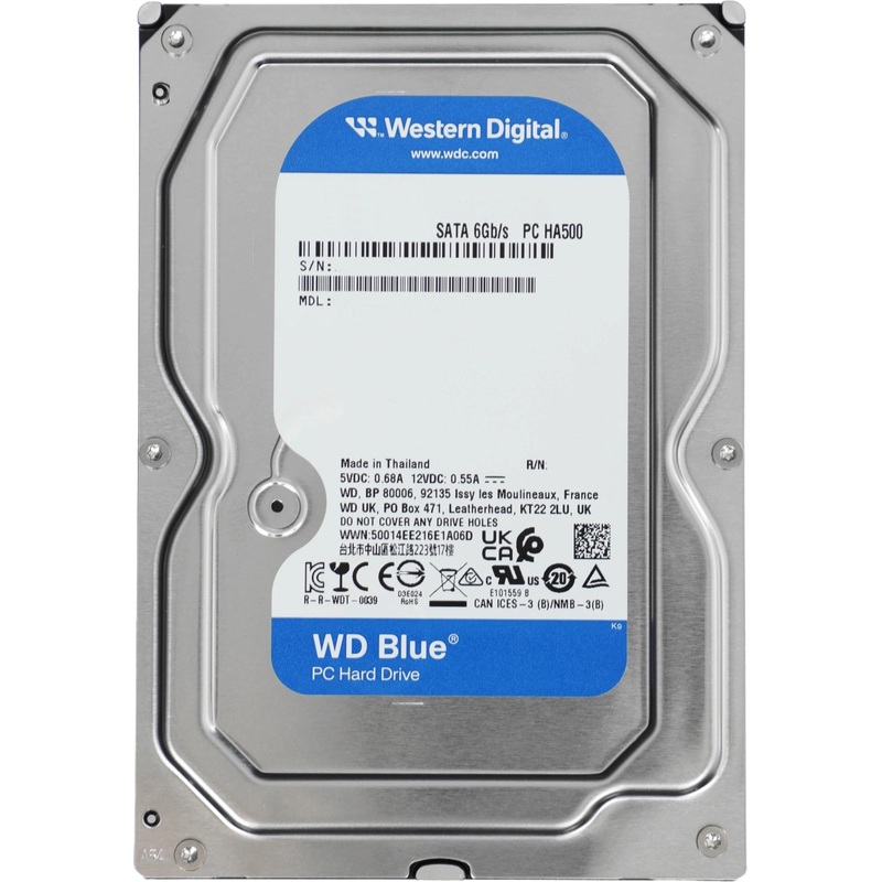 Изображение товара Жёсткий диск Western Digital Blue 4 ТБ (WD40EZZX) Изображение товара Жёсткий диск Western Digital Blue 4 ТБ (WD40EZZX)
