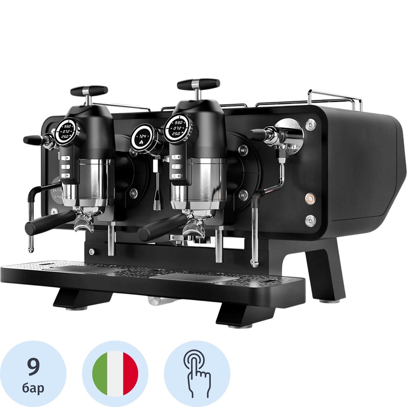 Изображение товара Кофемашина (рожковая) с капучинаторм Sanremo Opera 2 чёрная (201829)