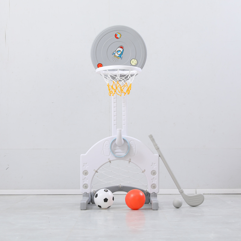 Изображение товара Стойка баскетбольная Unix Kids Space Grey для детей