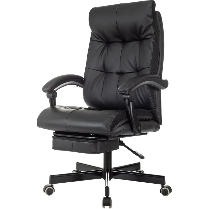 Изображение товара Кресло для руководителя Easy Chair 624 с массажным модулем чёрное (экокожа, пластик)