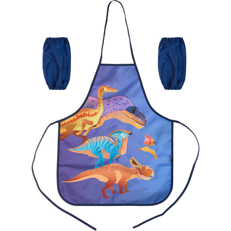 Изображение товара Фартук для труда Комус Класс Мир динозавров с нарукавниками