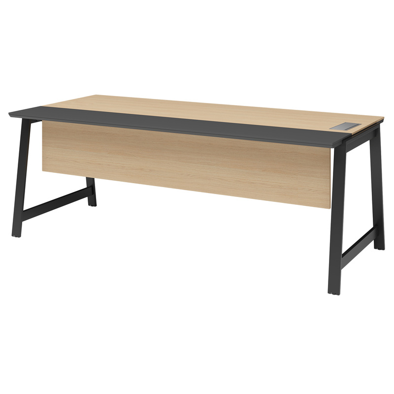 Изображение товара Стол руководителя Avizo Easy to lead 145S019 дуб парма/серый прямой офисный