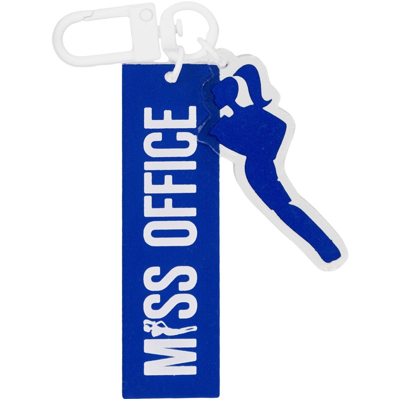 Изображение товара Брелок с фигуркой Miss Office 7x3 см - стильный аксессуар
