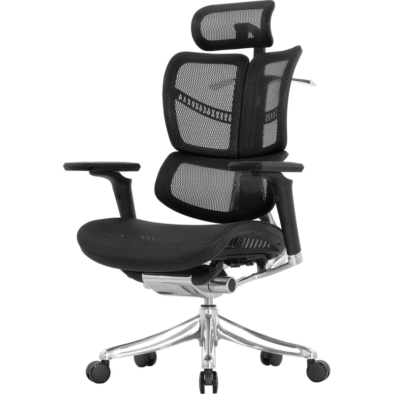 Изображение товара Кресло для руководителя Falto FLY черное с сеткой и металлическим каркасом